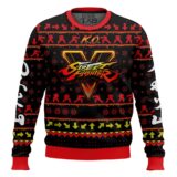 Hooktab Street Fighter Ryu Ugly Christmas Sweater