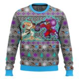 Hooktab Street Fighter Ryu vs. M. Bison Ugly Christmas Sweater