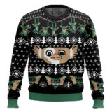 Hooktab Stripe Gizmo Gremlins Ugly Christmas Sweater
