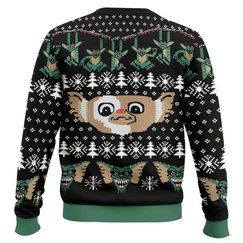 Hooktab Stripe Gizmo Gremlins Ugly Christmas Sweater Hooktab Stripe Gizmo Gremlins Ugly Christmas Sweater