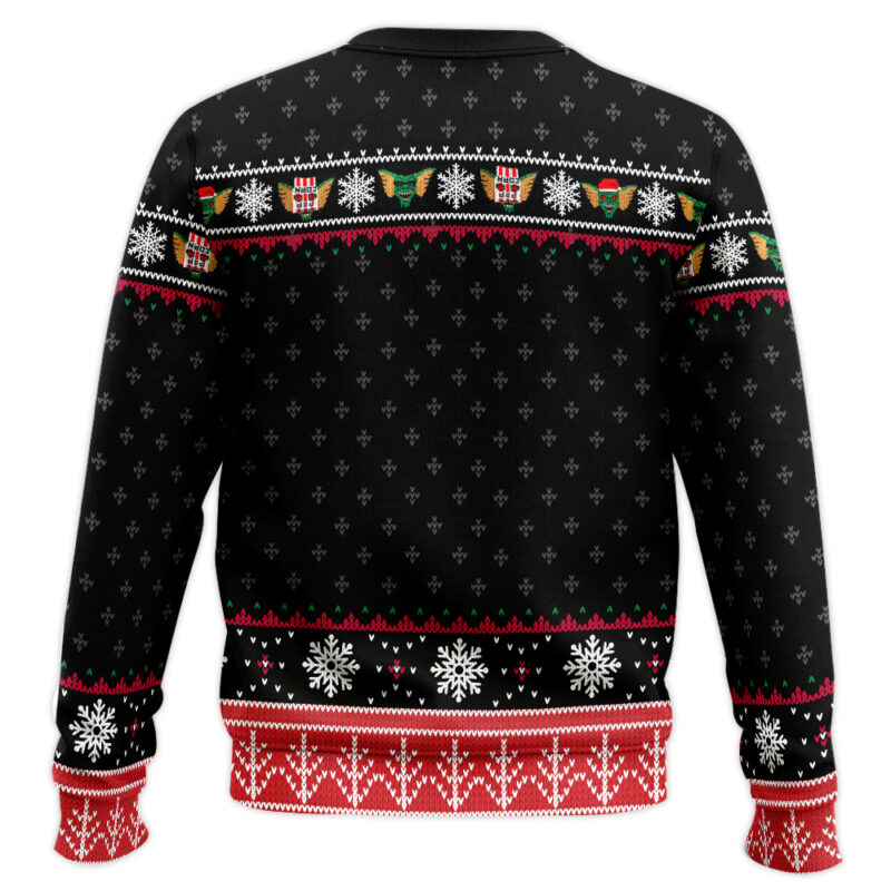 Hooktab Stripe Gremlins Ugly Christmas Sweater Hooktab Stripe Gremlins Ugly Christmas Sweater
