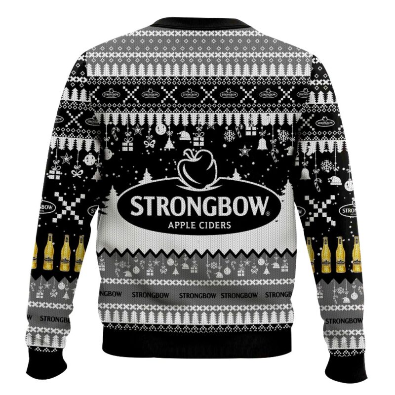 Hooktab Strongbow Apple Ciders Ugly Christmas Sweater Hooktab Strongbow Apple Ciders Ugly Christmas Sweater