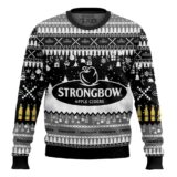 Hooktab Strongbow Apple Ciders Ugly Christmas Sweater