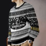 Hooktab Strongbow Apple Ciders Ugly Christmas Sweater