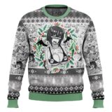 Hooktab Succubus Waifu Material Ahegao Ugly Christmas Sweater