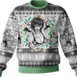Hooktab Succubus Waifu Material Ahegao Ugly Christmas Sweater