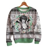 Hooktab Succubus Waifu Material Ahegao Ugly Christmas Sweater