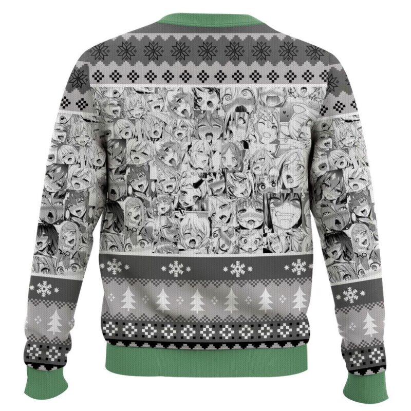 Hooktab Succubus Waifu Material Ahegao Ugly Christmas Sweater Hooktab Succubus Waifu Material Ahegao Ugly Christmas Sweater