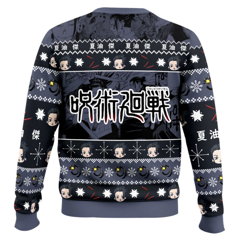 Hooktab Suguru Geto Jujutsu Kaisen Ugly Sweater Hooktab Suguru Geto Jujutsu Kaisen Ugly Sweater