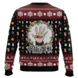 Hooktab Sukuna Santa Jujutsu Kaisen Ugly Christmas Sweater