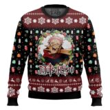 Hooktab Sukuna Santa Jujutsu Kaisen Ugly Christmas Sweater