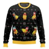 Hooktab Sun Conure Ugly Christmas Sweater