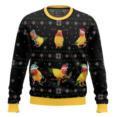 Hooktab Sun Conure Ugly Christmas Sweater