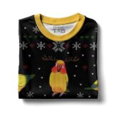 Hooktab Sun Conure Ugly Christmas Sweater