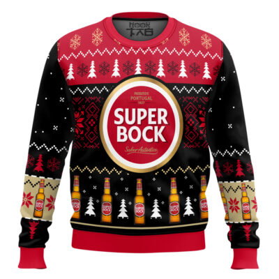 Hooktab Super Bock Ugly Christmas Sweater