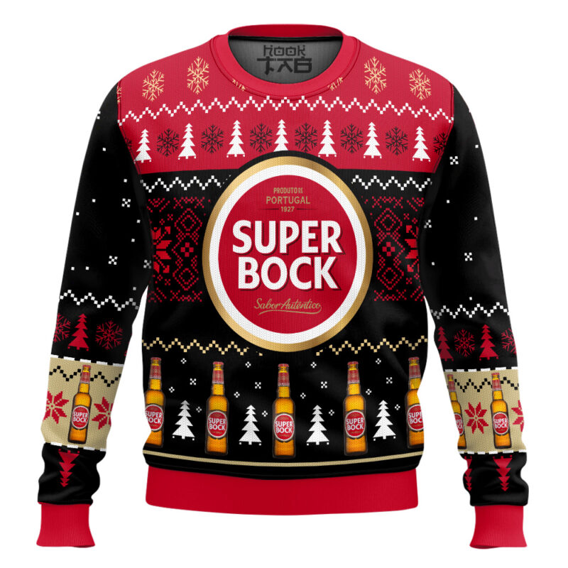 Hooktab Super Bock Ugly Christmas Sweater