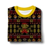 Hooktab Super Mario 1-Up Mushroom Ugly Christmas Sweater