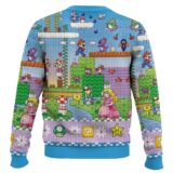 Hooktab Super Mario Adventure Ugly Christmas Sweater