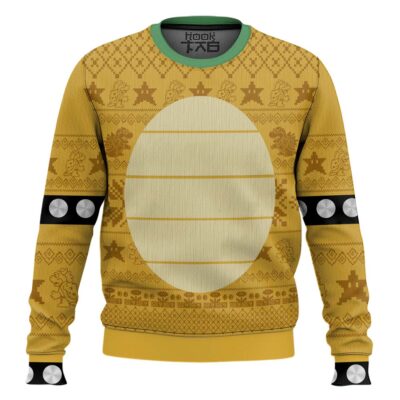 Hooktab Super Mario Bowser Cosplay Ugly Christmas Sweater