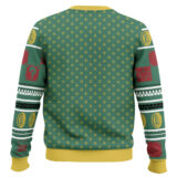 Hooktab Super Mario Bowser Silhouette Ugly Christmas Sweater