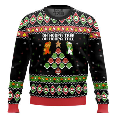 Hooktab Super Mario Koopa Tree Ugly Christmas Sweater