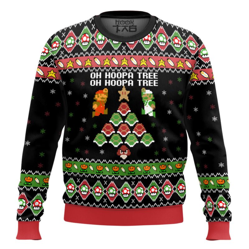 Hooktab Super Mario Koopa Tree Ugly Christmas Sweater