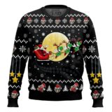 Hooktab Super Mario Santa Ugly Christmas Sweater