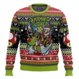 Hooktab Super Mario World Ugly Christmas Sweater