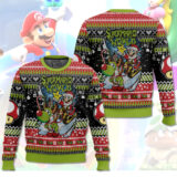 Hooktab Super Mario World Ugly Christmas Sweater