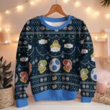 Hooktab Super Mario Yoshi And Bowser Ugly Christmas Sweater