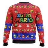 Hooktab Super Raccoon Mario Ugly Christmas Sweater