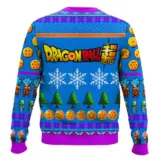 Hooktab Super Saiyan Rose Christmas Dragon Ball Ugly Christmas Sweater