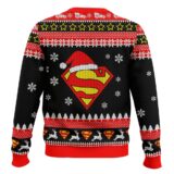 Hooktab Superman Santa Claus Ugly Christmas Sweater
