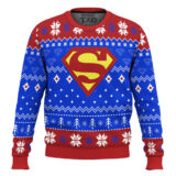 Hooktab Superman Ugly Christmas Sweater