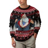 Hooktab Supersanta Ugly Christmas Sweater