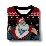 Hooktab Supersanta Ugly Christmas Sweater