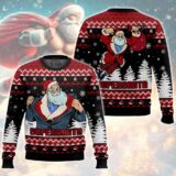 Hooktab Supersanta Ugly Christmas Sweater