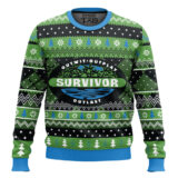 Hooktab Survivor Ugly Christmas Sweater