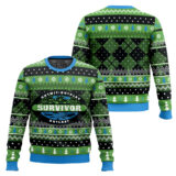 Hooktab Survivor Ugly Christmas Sweater