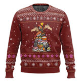 Hooktab Sushi Tree Ugly Christmas Sweater