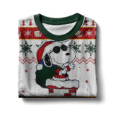 Hooktab Swag Santa Snoopy The Charlie Brown and Snoopy Show Ugly Christmas Sweater