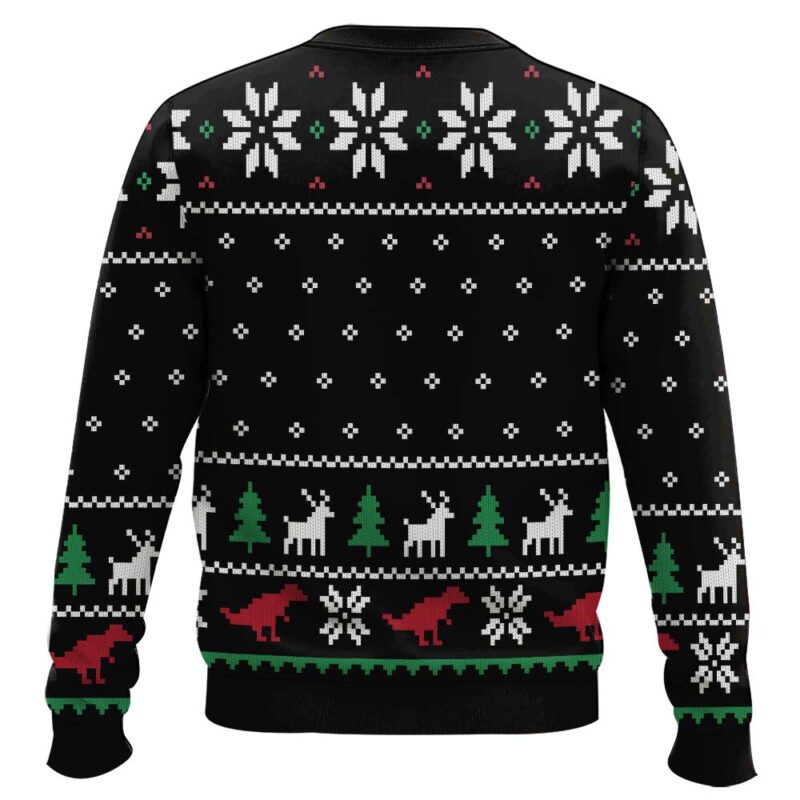 Hooktab T-rex Christmas Dinner Ugly Christmas Sweater Hooktab T-rex Christmas Dinner Ugly Christmas Sweater