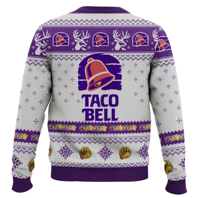 Hooktab Taco Bell Ugly Christmas Sweater Hooktab Taco Bell Ugly Christmas Sweater