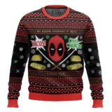 Hooktab Tacos! Chiki-changa! Deadpool Ugly Christmas Sweater