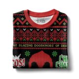 Hooktab Tacos! Chiki-changa! Deadpool Ugly Christmas Sweater