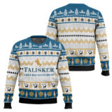 Hooktab Talisker Whisky Ugly Christmas Sweater