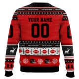 Hooktab Tampa Bay Buccaneers - Custom Name And Number Ugly Sweater