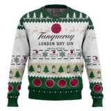 Hooktab Tanqueray London Dry Gin Ugly Christmas Sweater