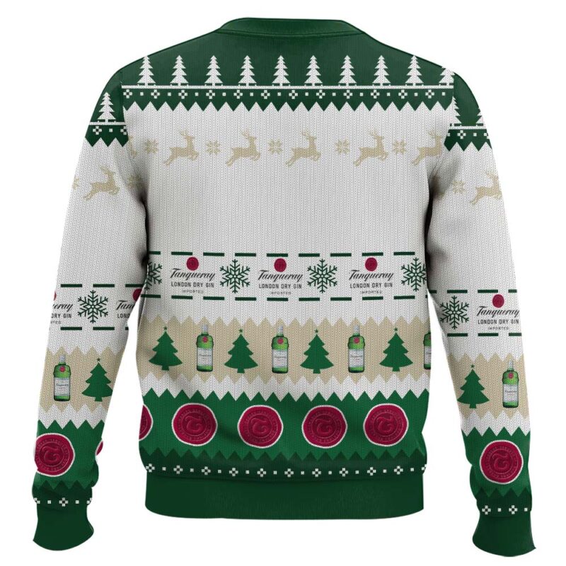 Hooktab Tanqueray London Dry Gin Ugly Christmas Sweater Hooktab Tanqueray London Dry Gin Ugly Christmas Sweater