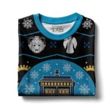 Hooktab Tardis Doctor Who Ugly Christmas Sweater